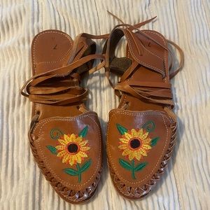Sunflower sandals
